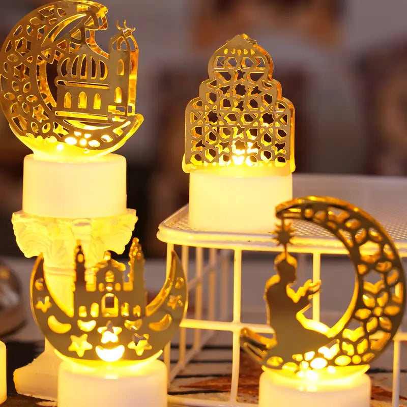 6pcs Ramadan Decorative LED Table Lights